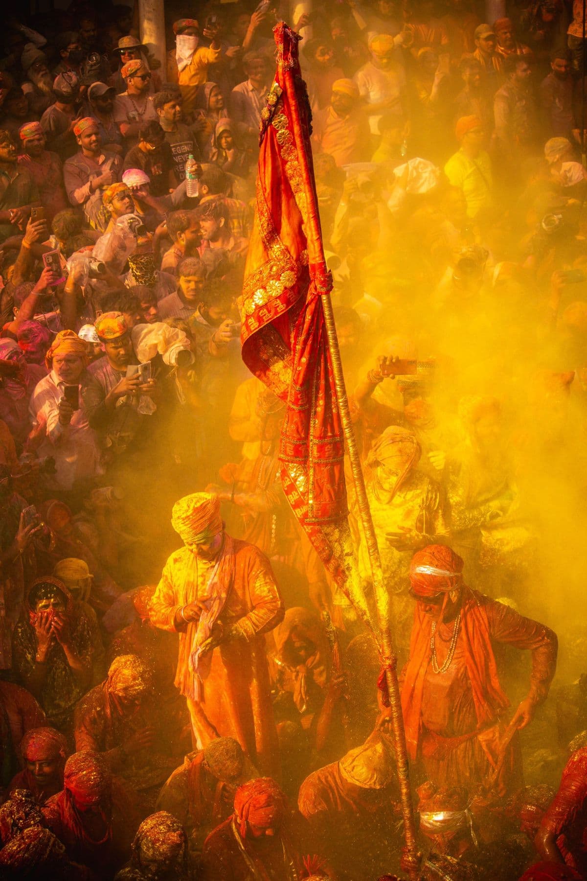 Holi celebrations in Vrindavan