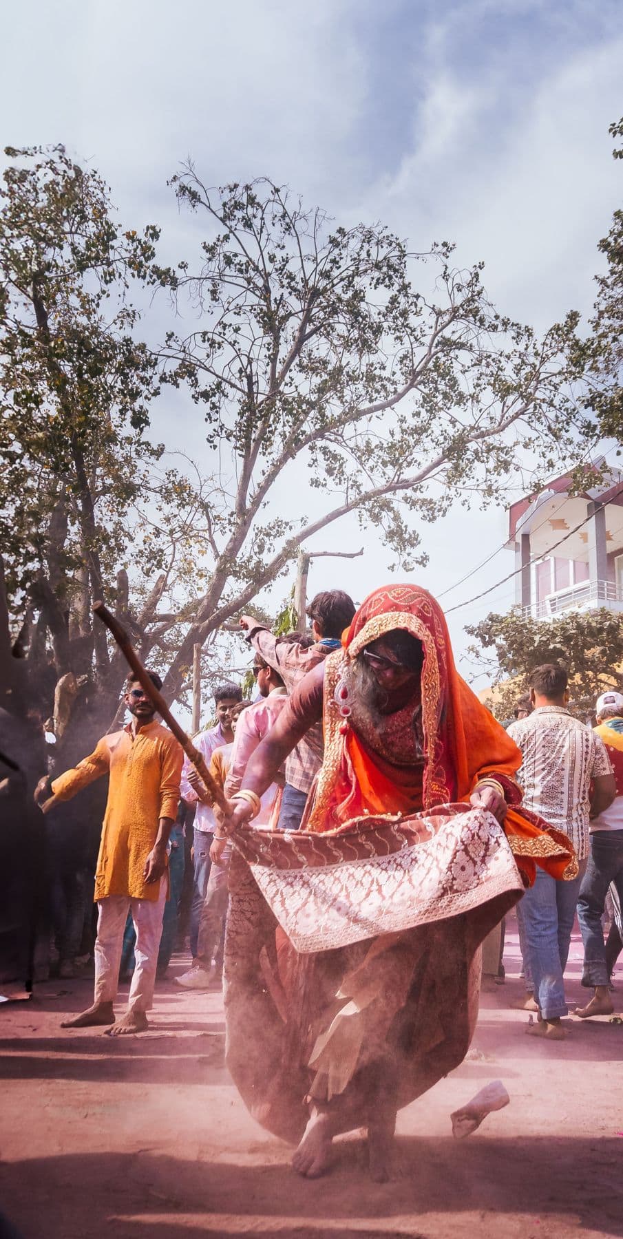 Holi celebrations in the lanes of Vrindavan